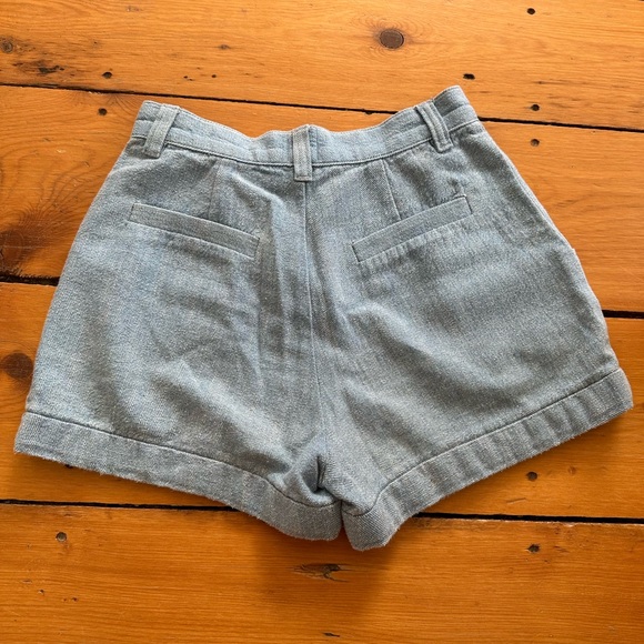 🇫🇷Des Petits Hauts Dedoardo light blue cotton shorts xs T0 - Picture 3 of 8